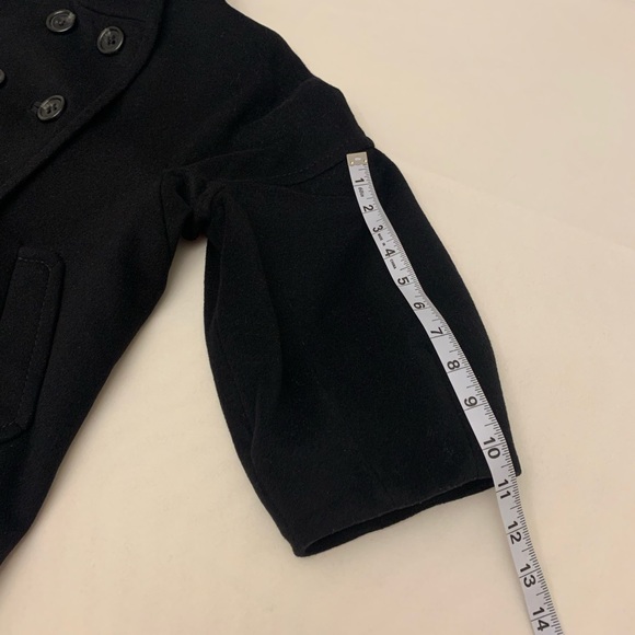 BCBG Maxazria black wool pea coat size XS - Picture 13 of 16